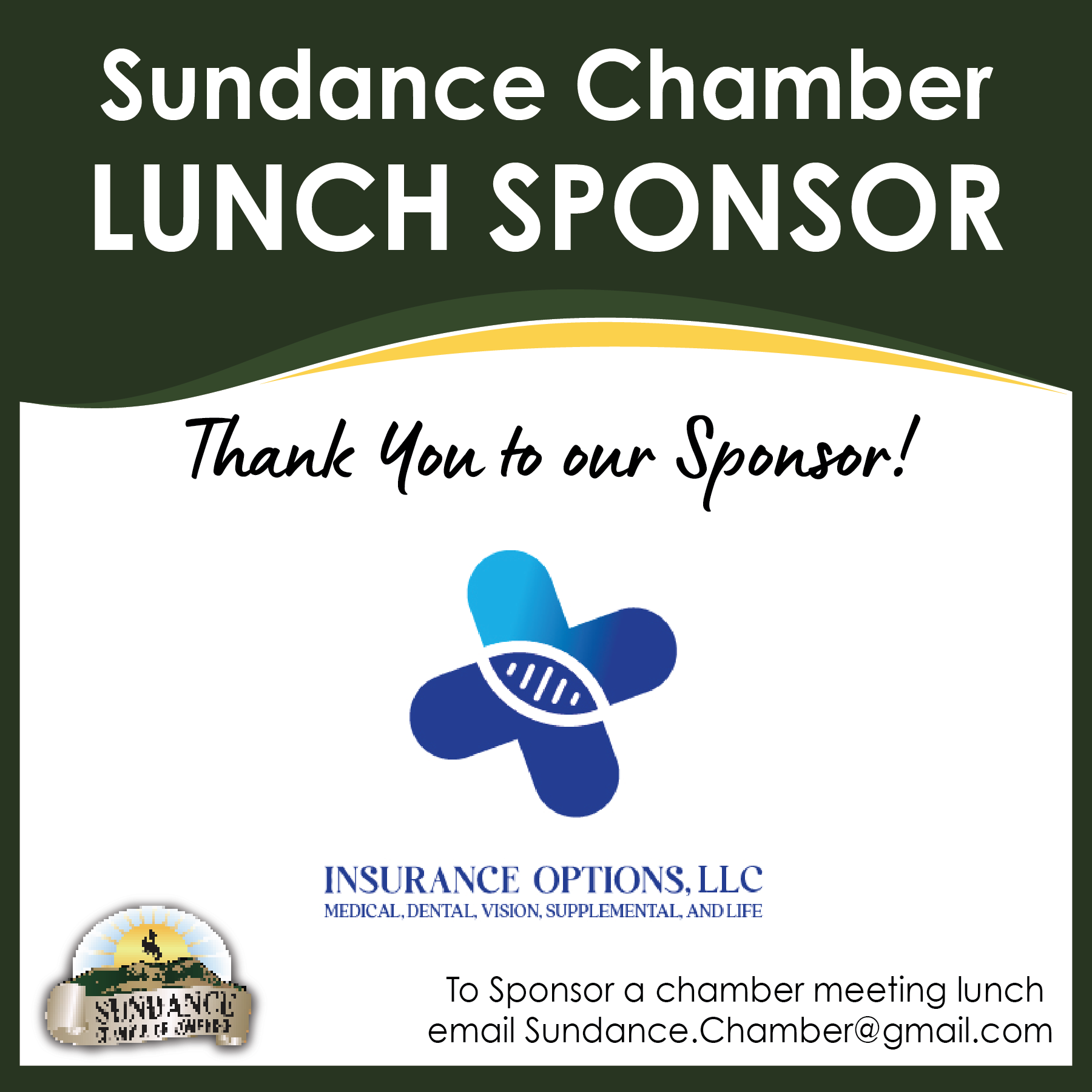 Lunch Sponsor Become a Sponsor